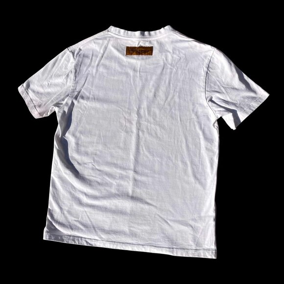 Louis Vuitton x Virgil Abloh Men's Monogram T-Shirt White Multicolor Size M - Picture 4 of 10